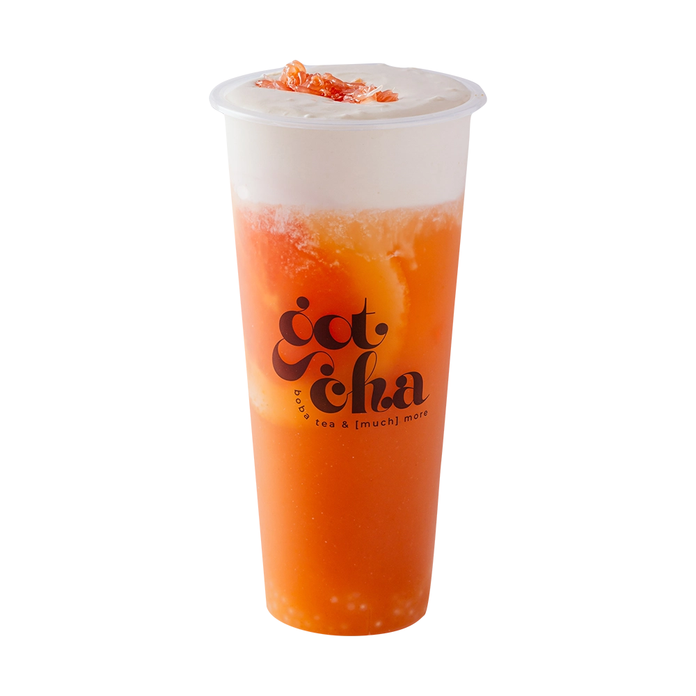 grapefruit mango creamy sago