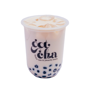 Peach oolong milk tea
