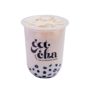 Peach oolong milk tea