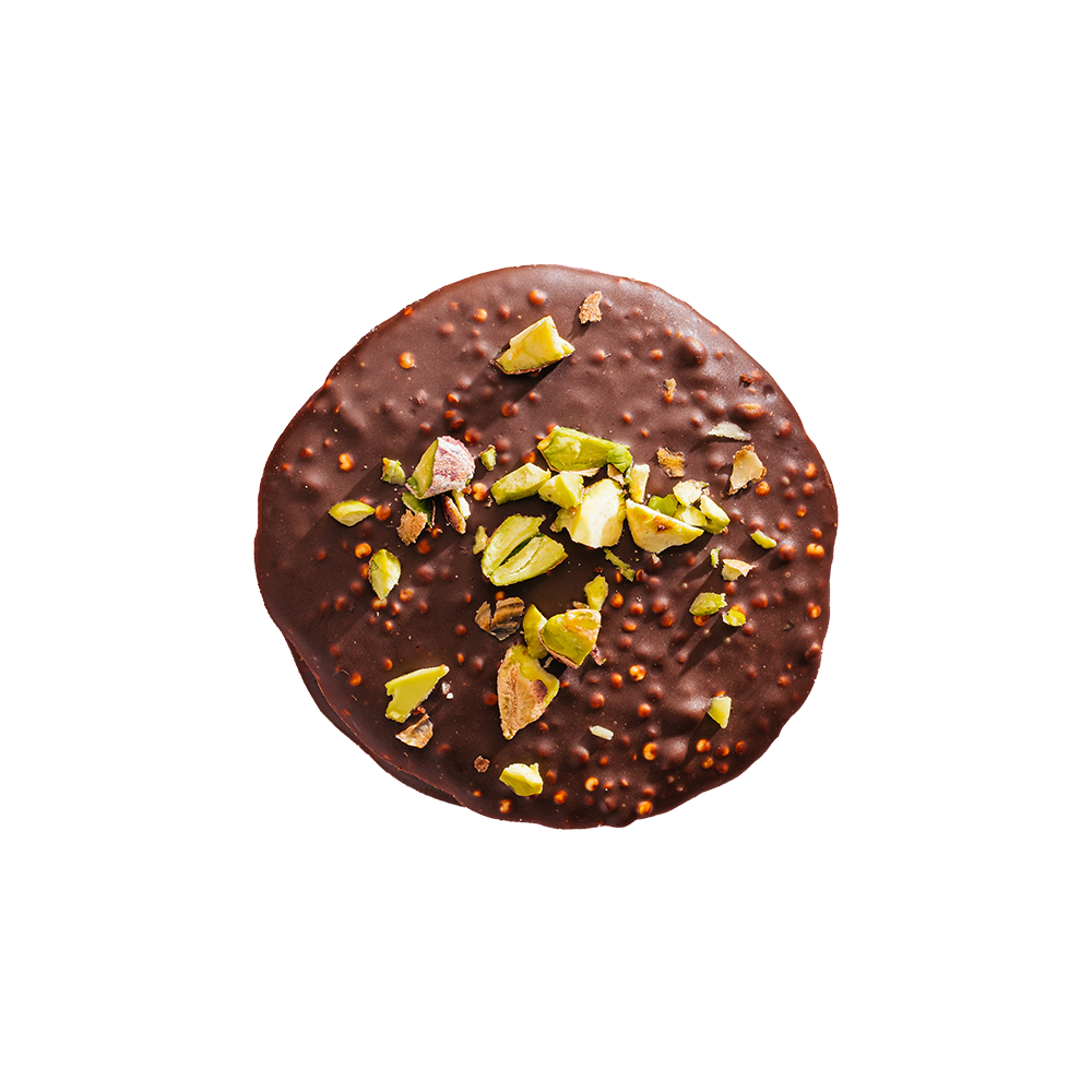 Dark chocolate quinoa crisp/sugarfree