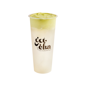Coconut water matcha cloud