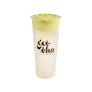 Coconut water matcha cloud